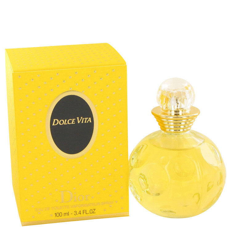 Dolce Vita by Christian Dior Eau De Toilette 3.4 oz for Women perfume bottle