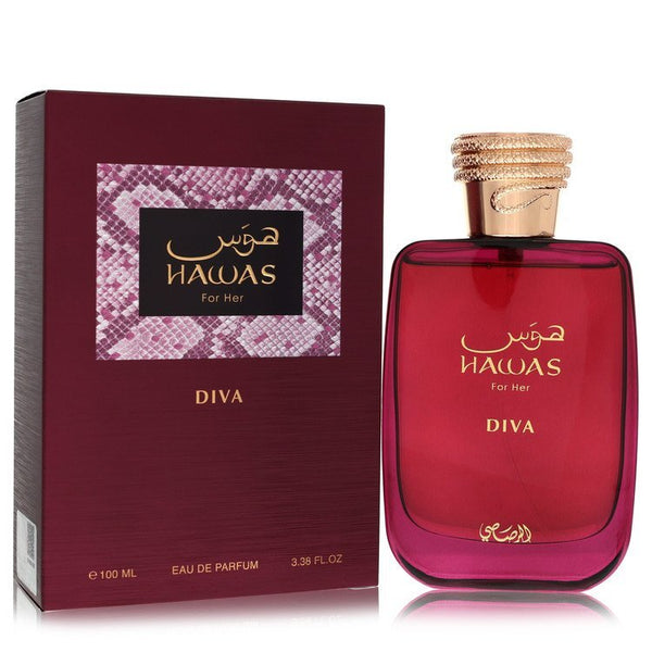 Hawas Diva by Rasasi Eau De Parfum Spray 3.38 oz (Women) — Rasasi