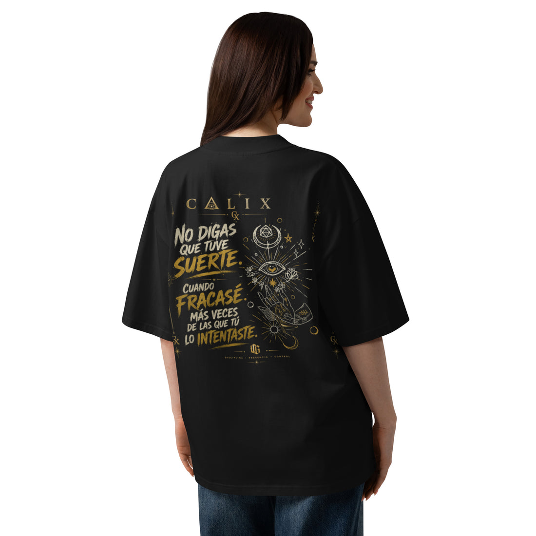 Unisex Organic Oversized High Neck T-Shirt