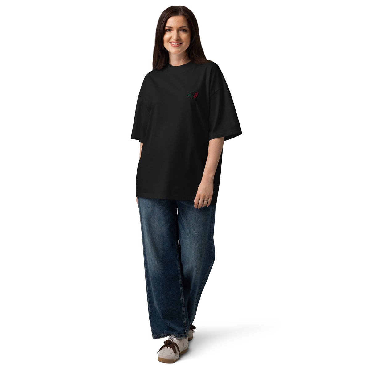 Unisex Organic Oversized High Neck T-Shirt | Modern Style