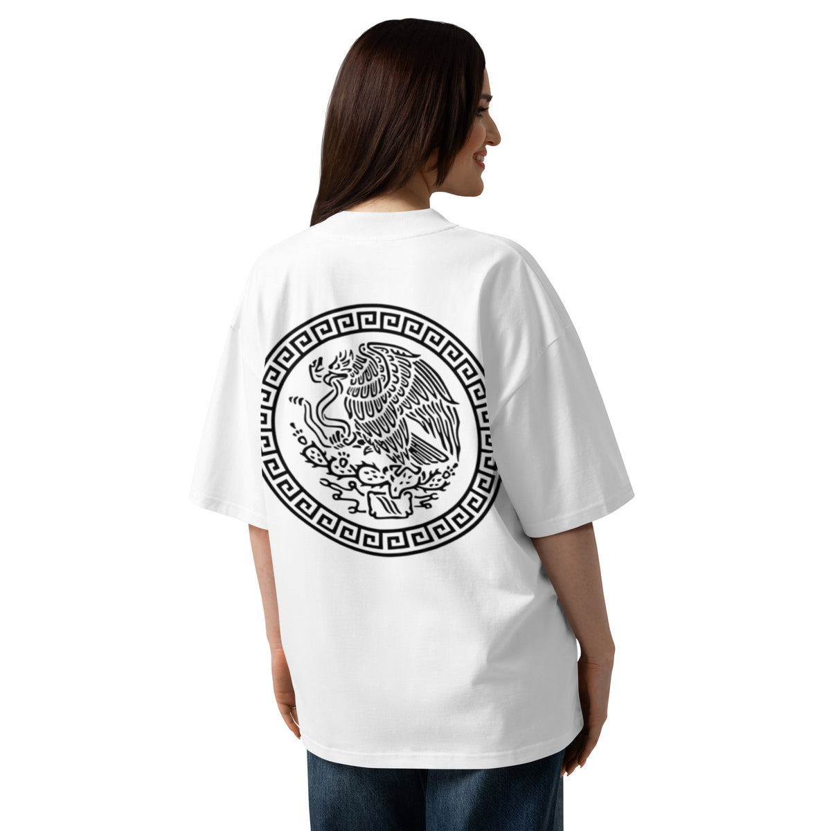 Unisex Organic Oversized High Neck T-Shirt | Modern Style