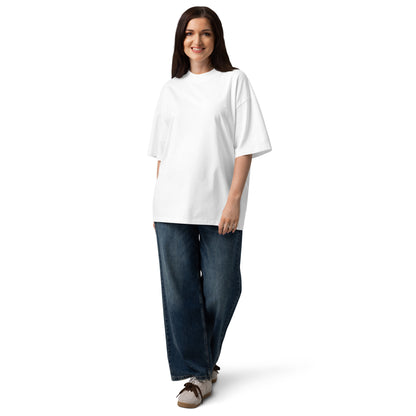 Unisex Organic Oversized High Neck T-Shirt